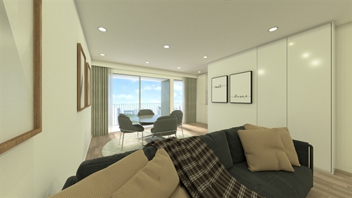 2 bedroom apartment with balcony, close to Matosinhos beach