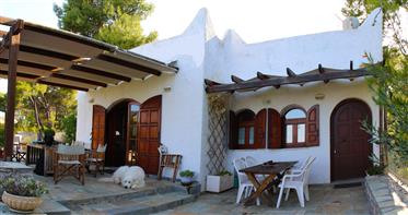 Casa de férias tradicional grega