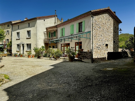 Very Pretty Little Village House with Terrace in Antraigues...
