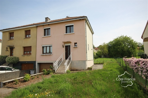 Vireux 4 bedroom house with land and garage