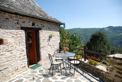 Exclusively, 2 charming gîtes, completely renovated in a small hamlet in Vieillevie 15120 Cantal / A