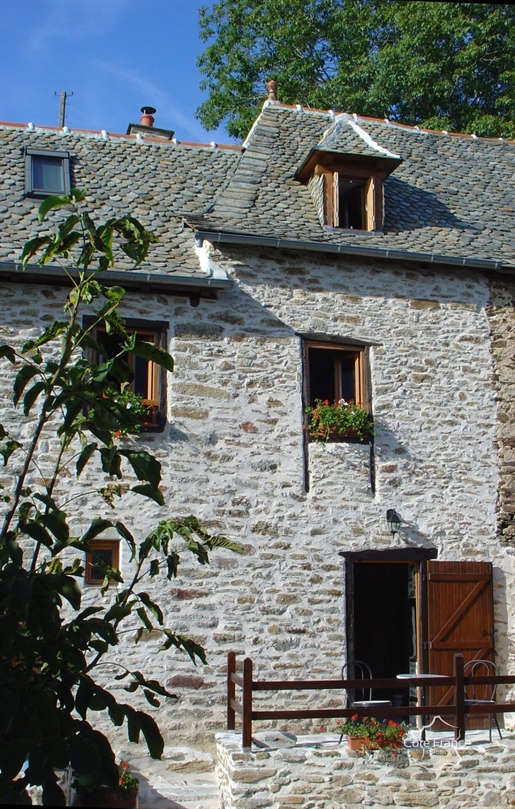 Exklusiv 2 charmante Gîtes, komplett renoviert in einem kleinen Weiler in Vieillevie 15120 Cantal /