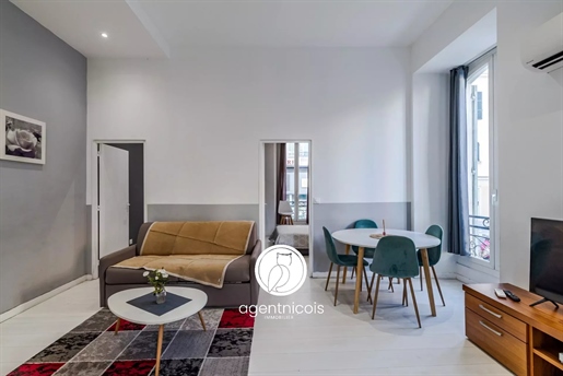 Nice // Carré d'or - Rue Gustave Deloye: 3 rooms / Renovated / Rental investment / Crossing