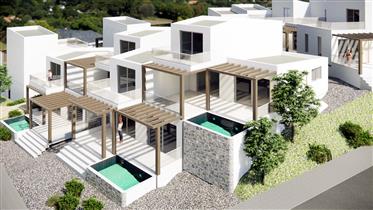 Nieuwe huizen met zwembad in Agios Nikolaos Halkidiki