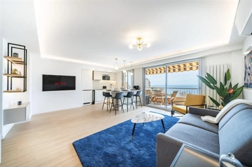 Luminous T3 apartment near to Monaco with sea view