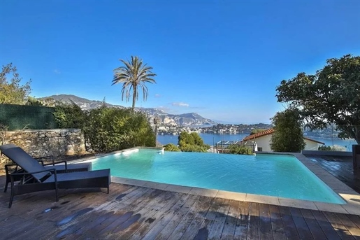 Nice Mont Boron, Villa individuelle 7 pièces vue mer, terrasses, piscine et parking