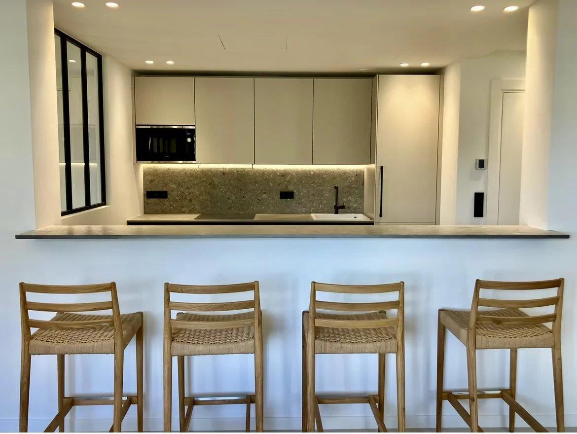 Nice, a house renovated in a private domain of the Gairaut area