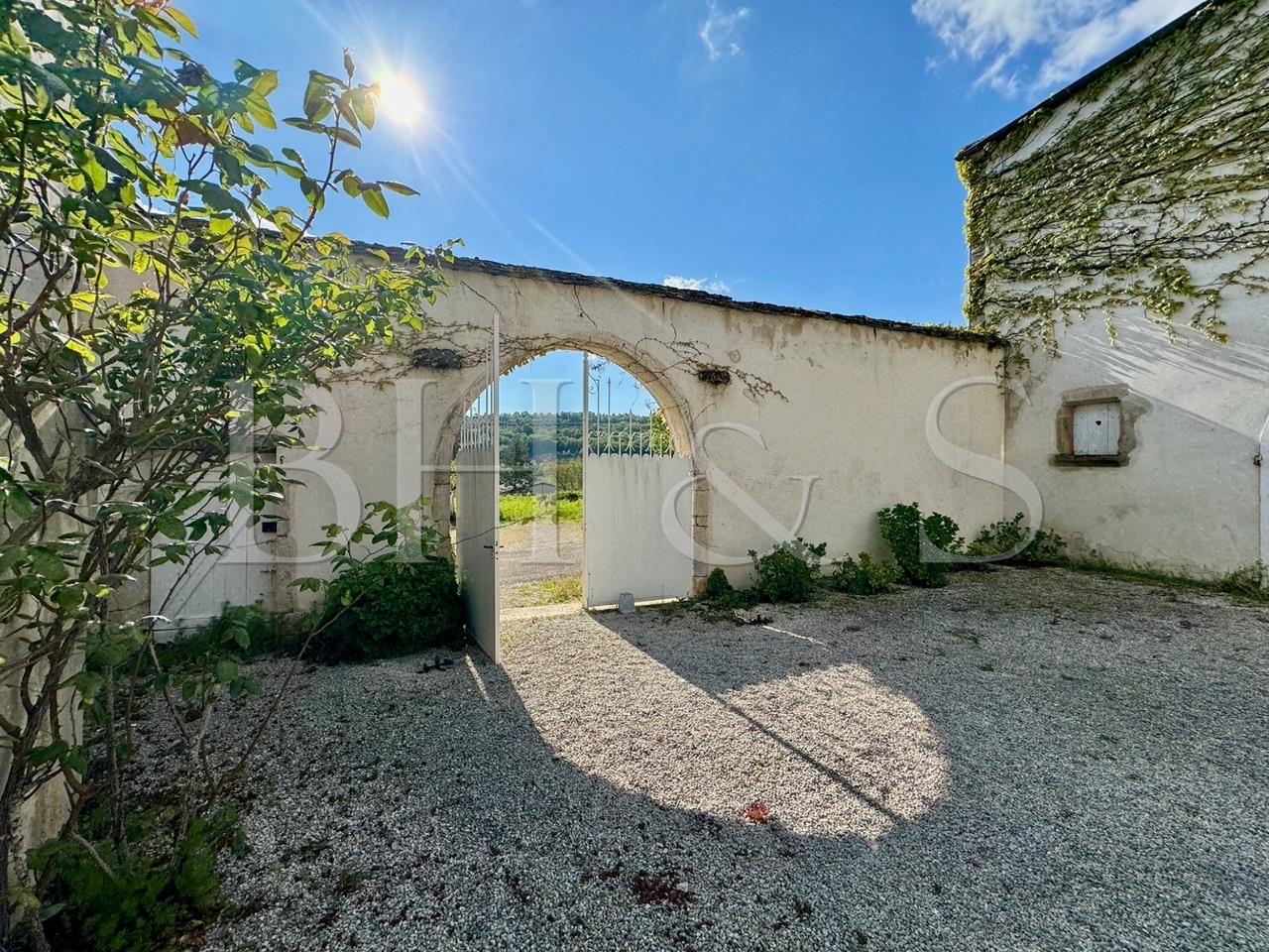 Property with vineyards, and outbuildings gorgeous view