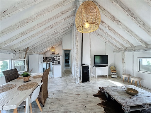 Exceptional at the gateway to the Camargue, authentic Gardian's Hut of 100m²