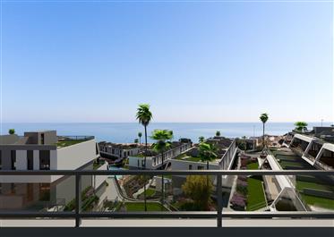 Apartments with front- views to the Mediterranean Sea, and a natural virgin park.  