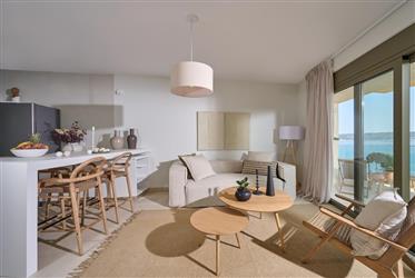 En ny lägenhet, vid havet, på 75 m². 