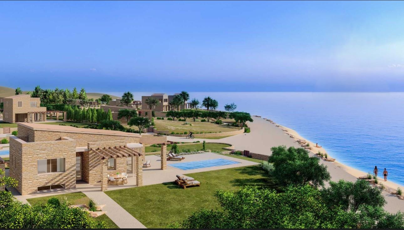 Een luxe villa in Kissamos, tegenover het strand