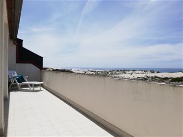 Apartamento T3 Duplex primeira linha vista mar Praia da Barra Aveiro