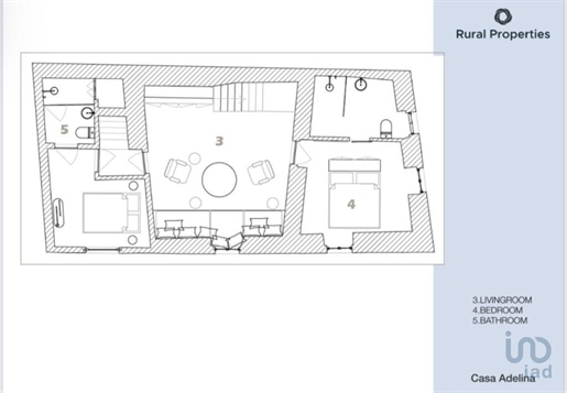 Casa de aldeia T3 em Pedrógão Pequeno de 196,00 m²