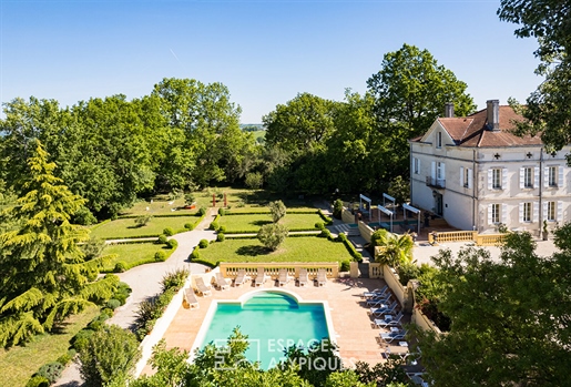 19Th century manor and its French garden.