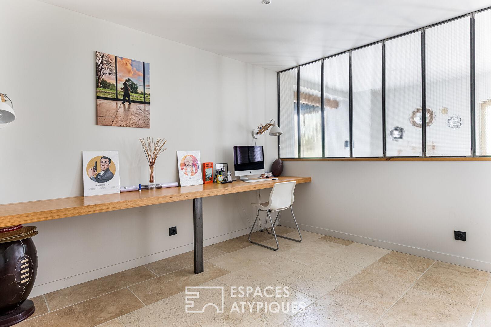 Quinta transformada em loft a poucos minutos do centro da cidade