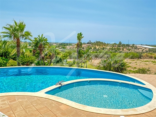 Moncarapacho Sea View Luxury 4+4 Bed Villa For Sale