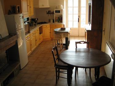 Village house 3 rooms 90 m2 with garden and terrace offering superb views of Anduze and the g