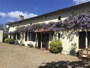 Beautiful Stone Farmhouse, Gite, Heated Pool In 2 Acres - Flexible Living Accommodation.