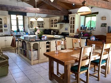 Beautiful Stone Farmhouse, Gite, Heated Pool In 2 Acres - Flexible Living Accommodation.