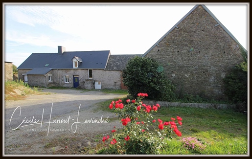 Le Mont-Saint-Michel - Restauriertes Bauernhaus mit Nebengebäuden und Grundstück. 2 ha.
