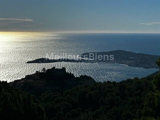 Eze sublime plot of land with panoramic sea view