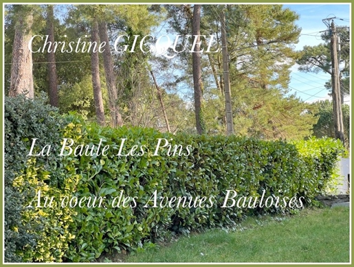 Dpt Loire Atlantique (44), for sale La Baule Les Pins 4 bedroom house of 120 m² - Garden