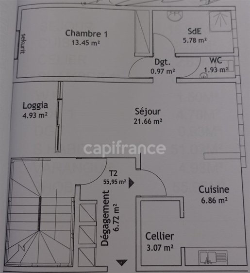 Dpt Guyana (973), for sale Cayenne apartment T2