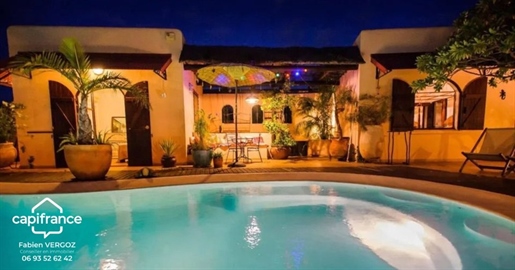 Atypische villa met 6 slaapkamers in Boucan Canot!! M² Bewoonbare oppervlakte 343m²