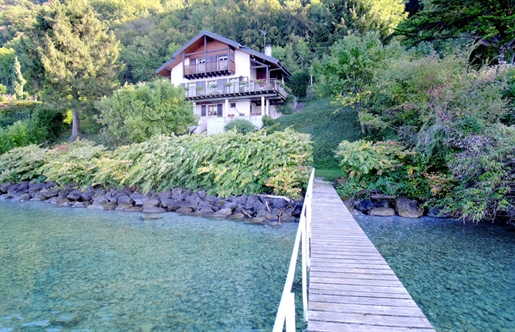 Dpt Haute Savoie (74), te koop Lugrin Chalet aan het water - Privéponton - 3 slaapkamers