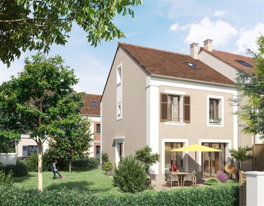 Dpt Yvelines (78), à vendre Crespieres maison P4 de 101,15 m² avec jardin et terrasse