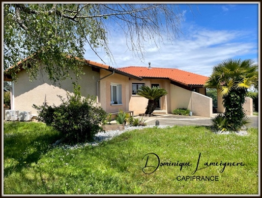 Near Dax – Contemporary One Storey House 122 m² – Air Conditioning – Swimming Pool