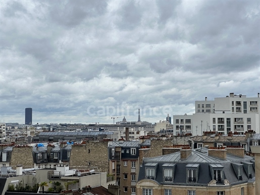 Dpt Paris (75), Paris 12. Wohnung T3 mit Balkon - Sehr schöne Aussicht auf Paris - Picpus-Viertel