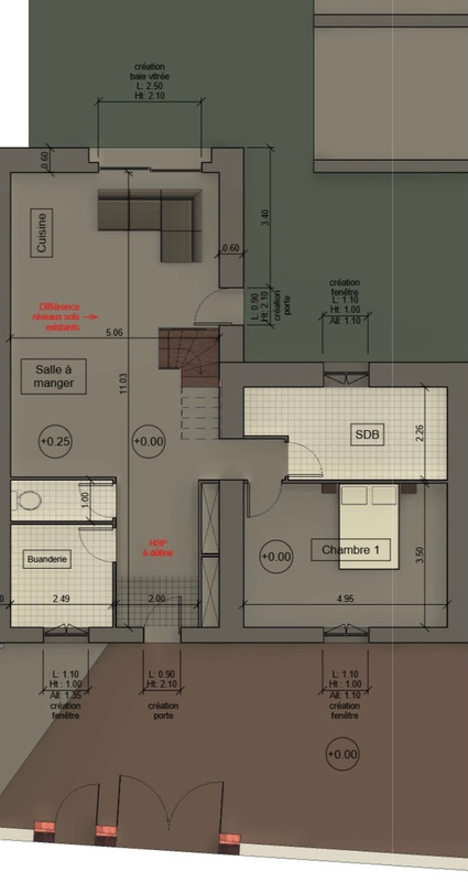 Dpt Yonne (89), à vendre Dissangis maison de 118 m² - Terrain de 450,00 m² - Plain pied- 4 chambres