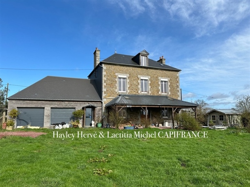 Dpt Calvados (14), for sale 4 bedroom house with 2.4 hectares of land and outbuildings