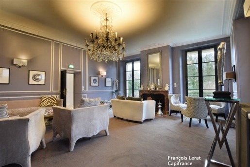 Dpt Seine et Marne (77), Manor Hotel for sale near Crésy la Chapelle of 1473 m² - 22 rooms - Land of