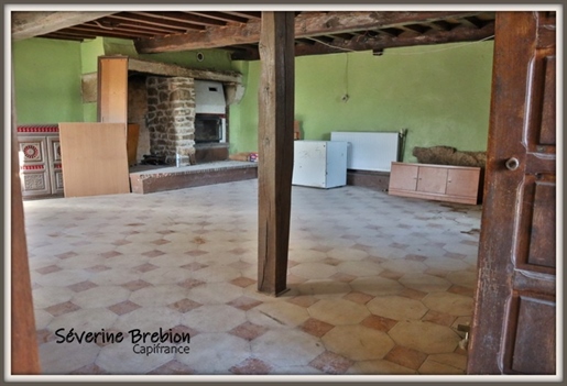Dpt Puy de Dôme (63), for sale Celles Sur Durolle house of 182 m² - Land of 388,00 m² - Barn d