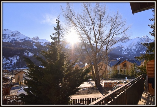 For sale Le Monetier Les Bains, Serre-Chevalier, T3 and T1 apartments with garage and garden