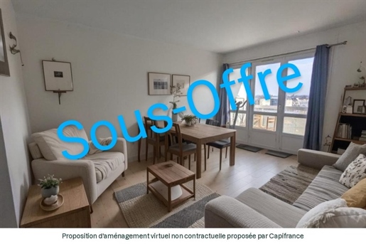 Dpt Gironde (33), te koop Merignac Gerenoveerd T4 appartement van 67 m² - Groot Balkon