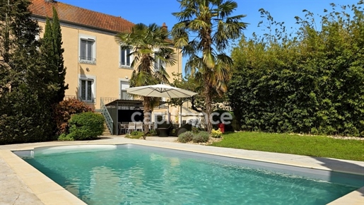Dpt Saône et Loire (71), à vendre proche de Chalon Sur Saone proprieté 15 pièces de 268 m² - Terrain