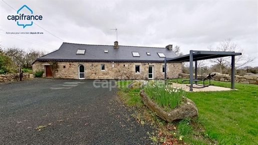 Dpt Côtes d'Armor (22) - for sale Plounevez Moedec - stone farmhouse P4 - renovated - 112 m² - land