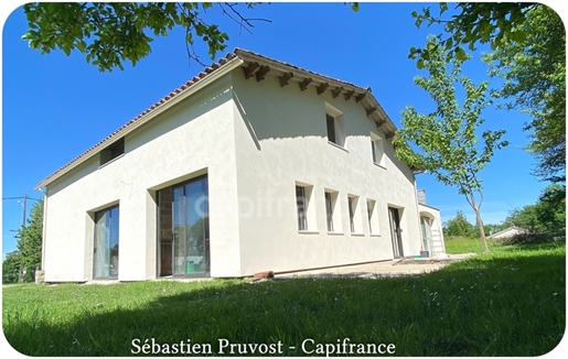 Dpt Dordogne (24), à vendre Coursac maison P10 de 220 m² - Terrain arboré de 3 383,00 m² - Surface d