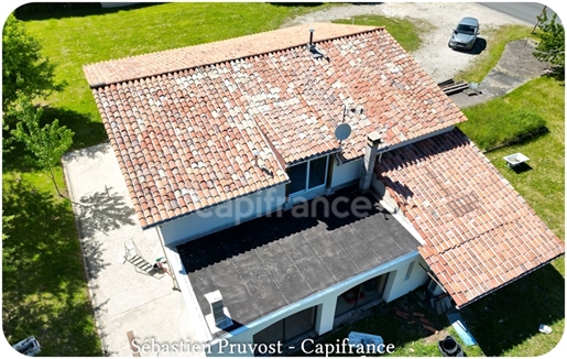 Dpt Dordogne (24), à vendre Coursac maison P10 de 220 m² - Terrain arboré de 3 383,00 m² - Surface d