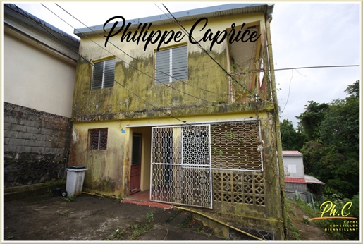 Martinique, zu verkaufen Haus zu renovieren von 169,69 m² - Grundstück von 389,00 m² - Redoute