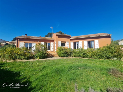 Dpt Hérault (34), for sale Portiragnes 4-sided house P4 on one level 115 m² - Land of 800 m² - garag