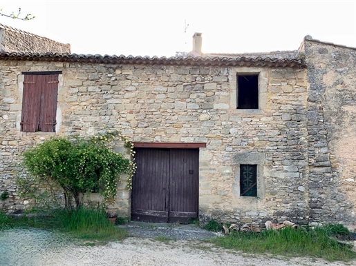 Dpt Gard (30), for sale near Uzès barn and garden. Land of approximately 500 m2