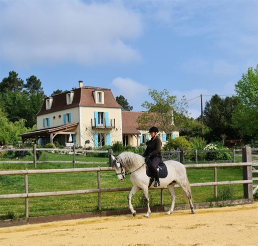 Prachtig landgoed (met paardensportfaciliteiten) met Dpe 'A' en gite op 20 minuten van Bergerac