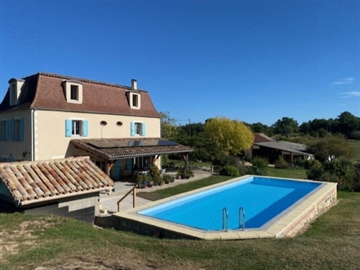Stunning property with 'A' energy rating and gite 20 minutes to Bergerac, equestrian facilities.