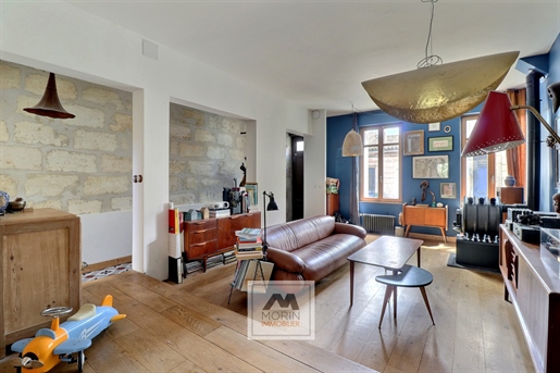 Bordeaux Nansouty district, for sale quiet bourgeois stone house with 4 bedrooms and garden