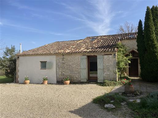 Old  farmhouse with gite and panoramic views